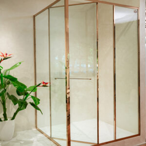 phòng tắm kính cửa trượt